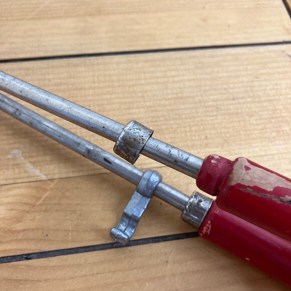 Batirex Waffle Iron Long Handles Vintage Kitchen Tool France Camping - Picture 5 of 9